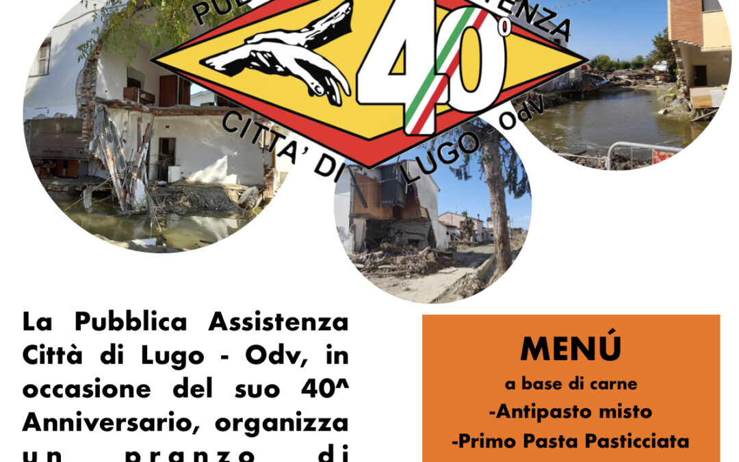 27 ottobre | Pranzo di beneficenza per Traversara